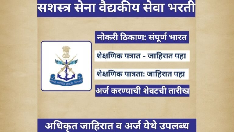 AFMS Bharti 2025
